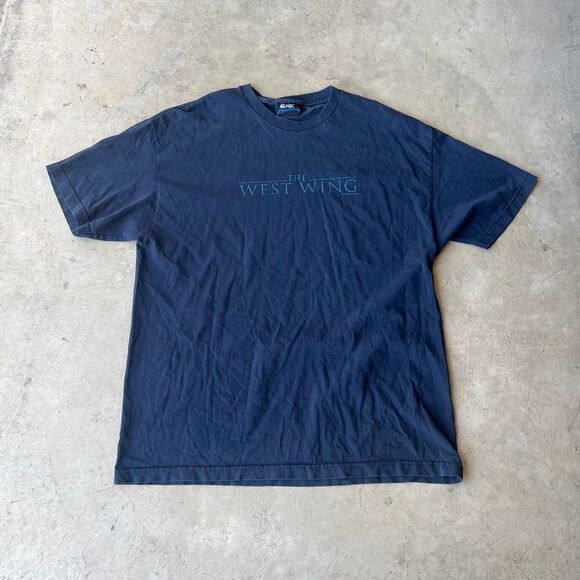 The West Wing Promo Tee NBC UNIVERSAL 2000 mens size L - Picture 1 of 4